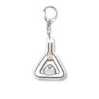 ぽぽち屋のがたんごとん Acrylic Key Chain