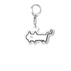 かしわのねこ（しろ） Acrylic Key Chain