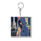 El Sol 85のパーカーフードの少女　池袋編 Acrylic Key Chain