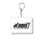 atomic7の【アクリルキーホルダー】atomic7 （ロゴ・白） アクリルキーホルダー