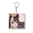 ラッキーLOVEの猫耳地雷っ娘2 Acrylic Key Chain