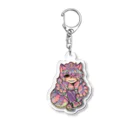 群青のはなまるハロウィン2023 チェシャ猫 Acrylic Key Chain