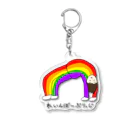 ぴらふのれいんぼーぶりっじ Acrylic Key Chain