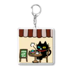 mayumayu-の黒猫ティータイム Acrylic Key Chain