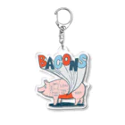 映画『笑いのカイブツ』公式グッズのベーコンズ公式グッズ_アクリルキーホルダー Acrylic Key Chain