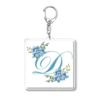 yukimayo’sの大人可愛いイニシャルグッズD Acrylic Key Chain