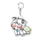 SUZILの蚕V　スジル Acrylic Key Chain