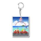 CyberArmadilloの湘南藤沢（2430）ナイトコレクション Acrylic Key Chain