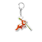 segasworksの功夫のトラちゃん（酔棍） Acrylic Key Chain