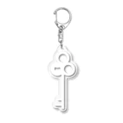 You and MeのYou and Me 〜White Key Acrylic Key Chain