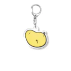 天照 のっけ(LINEスタンプ販売中)のたべすぎひよこくん Acrylic Key Chain