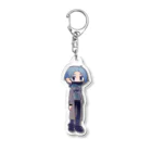 露天風呂付客室のくじらさん Acrylic Key Chain