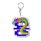LalaHangeulの용 (龍)  ハングルデザイン   Acrylic Key Chain