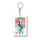 おおつきあやの辰年ガール Acrylic Key Chain