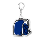 タカのどきどき青いランドセル Acrylic Key Chain