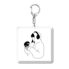 Ameri SHOP…🎧のヘッドホン女子（カード） Acrylic Key Chain