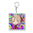 配達員のぐるぐる配達員ちゃん Acrylic Key Chain