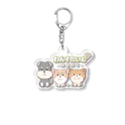 wanstimeのわんずたいむロゴ Acrylic Key Chain