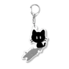 みみりンちのてれ隠しにゃんこ Acrylic Key Chain