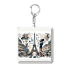 HappyHub Online ShopのEiffel Tower アクリルキーホルダー