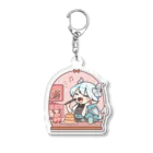 しろあくまショップのもぐもぐしろあくま Acrylic Key Chain