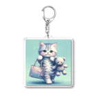 青りんごミュージアムのキャリアウーマン Acrylic Key Chain