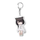 やなせ さよこのやなせTシャツを着たやなせミニキャラ Acrylic Key Chain