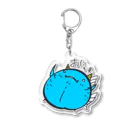 ラクガキ化け金魚のあおおにです Acrylic Key Chain