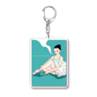 笑う動物のAnytime smokin' cigarette Acrylic Key Chain