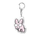 imoの【めがてんしりーず】うさぎょん Acrylic Key Chain