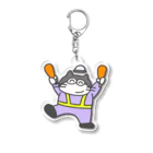 Squidarsiのそこそこ眠そうなねこ　ハッピーマーシャラー Acrylic Key Chain