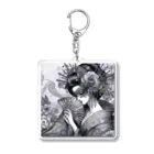 Moichi Designs Shop-2023の仮面舞踏会 Acrylic Key Chain