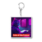 THE NOBLE LIGHTのCats of the Future Acrylic Key Chain