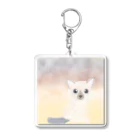 どうぶつ🐾のお店の夕景とねこ Acrylic Key Chain