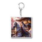 猫好き Japanのゲームイラスト風デザイン Acrylic Key Chain