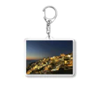 early_sealのサントリーニの夜景 Acrylic Key Chain