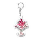 スイカマートのいちごゼリーアクキー(カラー) Acrylic Key Chain