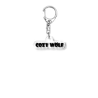 COZY WOLFの【COZY WOLF】ホワイト/アッシュ Acrylic Key Chain