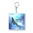 カラスのクッピのカラスのラビ☆Identify Crow Acrylic Key Chain