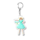 広東もなグッズの水彩画風マッタイラちゃんグッズ Acrylic Key Chain