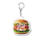 northfieldのLOVE JUNK FOOD Acrylic Key Chain