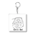 nakomamaのまったり猫 Acrylic Key Chain