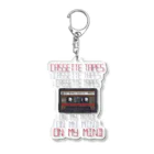 PHSG SOUND 音楽とアートのカセットテープ オンマイマインド CASSETTE TAPES ON MY MIND Ⅲ Acrylic Key Chain