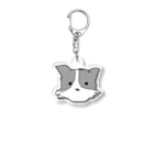 5a2oの動物シリーズ　犬　パピヨン Acrylic Key Chain