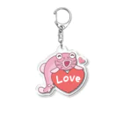 どじょちゃん しょっぷのLove Acrylic Key Chain