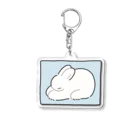 微風おひるねショップの立ち耳ちゃん Acrylic Key Chain