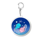 もふもふ堂の魚座のアクリルキーホルダー Acrylic Key Chain