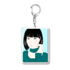 もものおみせの初雪 Acrylic Key Chain