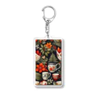 (っ◔◡◔)っ ♥ Le Petit Trésor ♥の花の詩カップ(The Flower Poetry Cup) Acrylic Key Chain