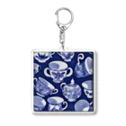 (っ◔◡◔)っ ♥ Le Petit Trésor ♥の花の詩カップ(The Flower Poetry Cup) Acrylic Key Chain